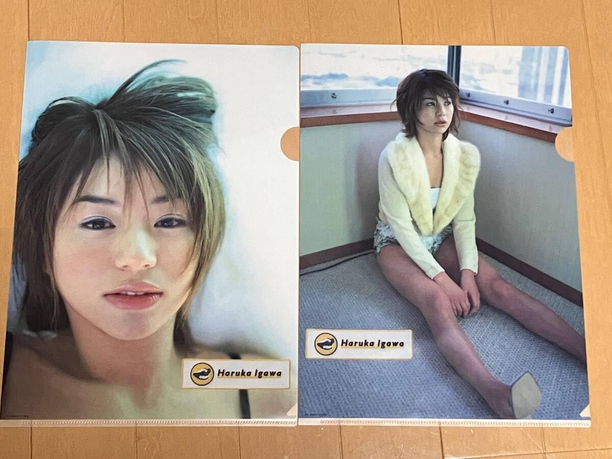 Amazon.co.jp: 井川遥クリア2枚セット+生写真1枚 女優 グラビアアイ